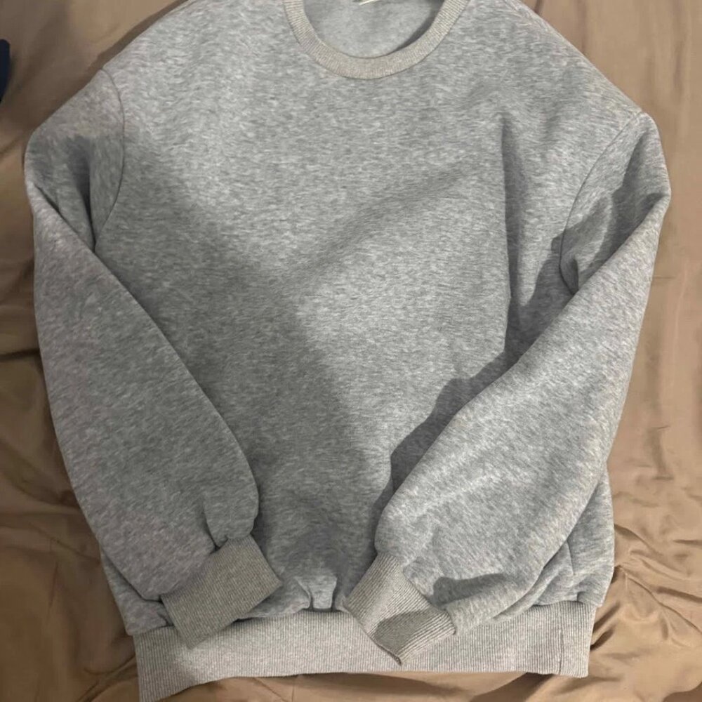 Shein Kids Hoodie Sweatshirt Gray Pullover Youth Size 13-14